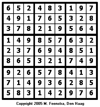 Easy Sudoku Puzzle 14 - Solution