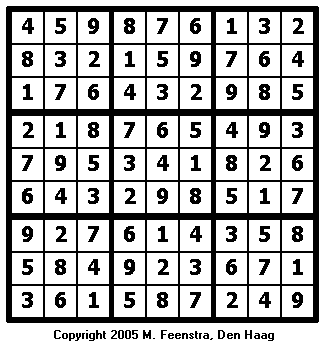 Easy Sudoku Puzzle 16 - Solution