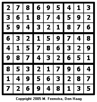 Easy Sudoku Puzzle 19 - Solution