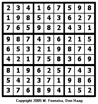 Easy Sudoku Puzzle 2 - Solution