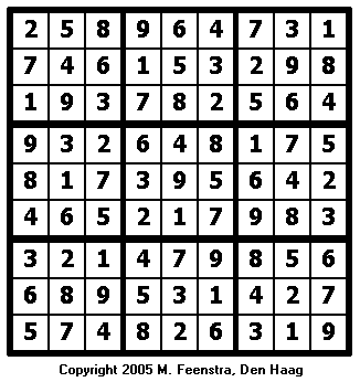 Easy Sudoku Puzzle 4 - Solution