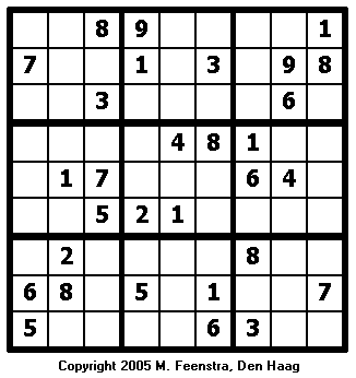 Easy Sudoku Puzzle 4