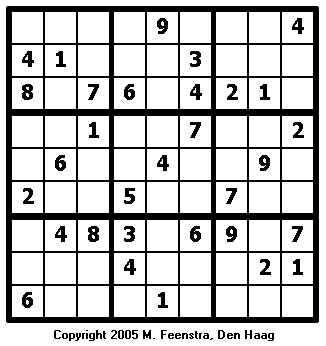 Easy Sudoku Puzzle 6