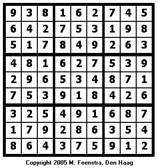 Easy Sudoku Puzzle 7 - Solution