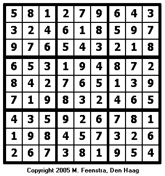 Easy Sudoku Puzzle 8 - Solution