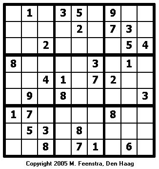 Standard Sudoku Puzzle 12