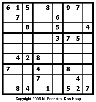 Standard Sudoku Puzzle 7