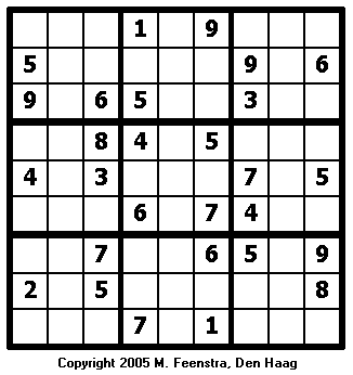 Standard Sudoku Puzzle 8