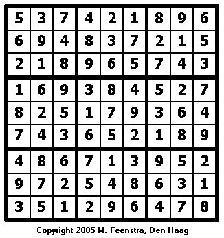 Hard Sudoku Puzzle 10 - Solution