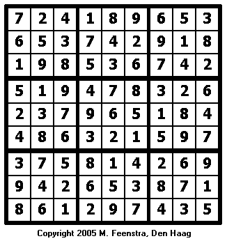 Hard Sudoku Puzzle 11 - Solution