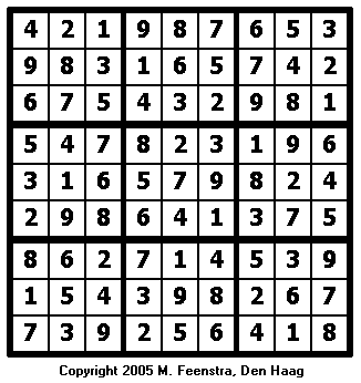 Hard Sudoku Puzzle 15 - Solution