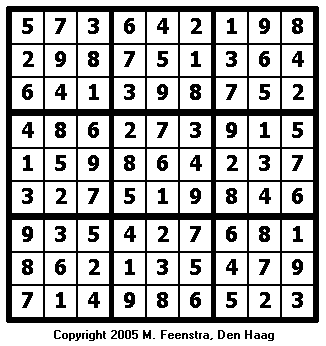 Hard Sudoku Puzzle 17 - Solution