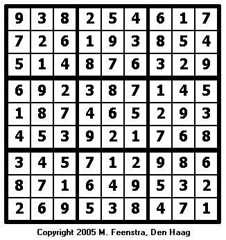 Hard Sudoku Puzzle 19 - Solution