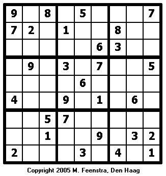 Hard Sudoku Puzzle 19