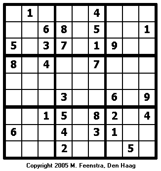 Hard Sudoku Puzzle 2