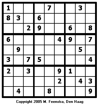 Hard Sudoku Puzzle 20