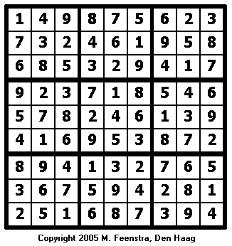 Hard Sudoku Puzzle 4 - Solution
