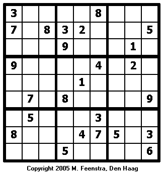 Hard Sudoku Puzzle 7