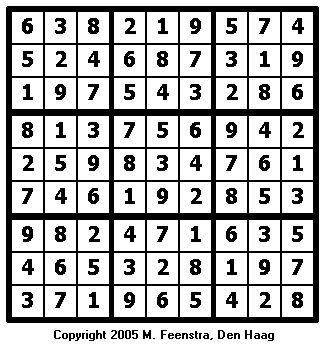 Expert Sudoku Puzzle 10 - Solution