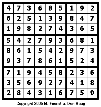Expert Sudoku Puzzle 14 - Solution