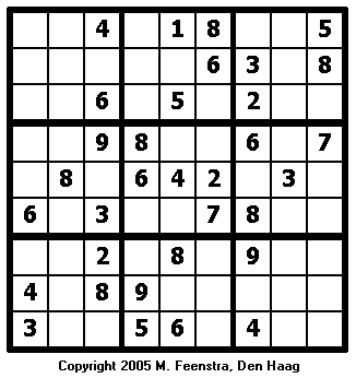 Expert Sudoku Puzzle 18