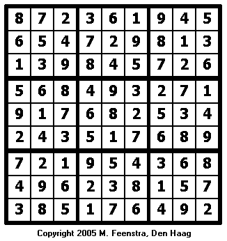 Expert Sudoku Puzzle 7 - Solution