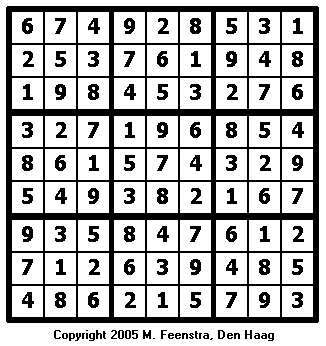 Expert Sudoku Puzzle 8 - Solution