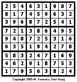 Extreme Sudoku Puzzle 12 - Solution