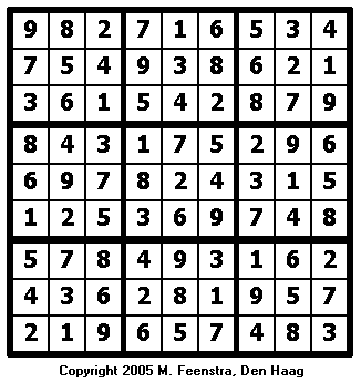 Extreme Sudoku Puzzle 13 - Solution