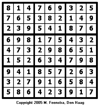 Extreme Sudoku Puzzle 16 - Solution