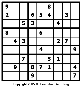 Extreme Sudoku Puzzle 19