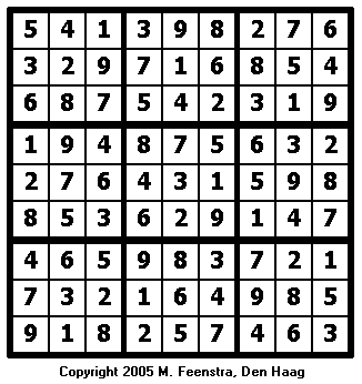 Extreme Sudoku Puzzle 2 - Solution