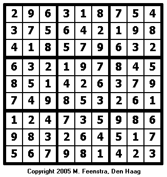 Extreme Sudoku Puzzle 3 - Solution