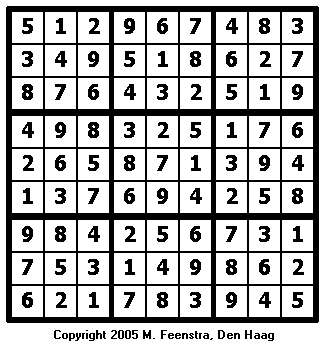Extreme Sudoku Puzzle 4 - Solution