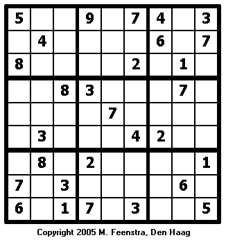 Extreme Sudoku Puzzle 4