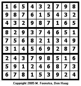 Extreme Sudoku Puzzle 6 - Solution