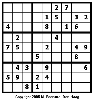 Extreme Sudoku Puzzle 6