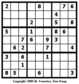 Extreme Sudoku Puzzle 7