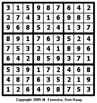 Extreme Sudoku Puzzle 9 - Solution